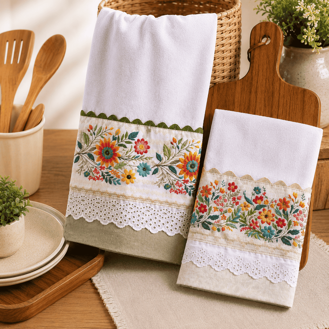 Pano de Copa Floral Collection