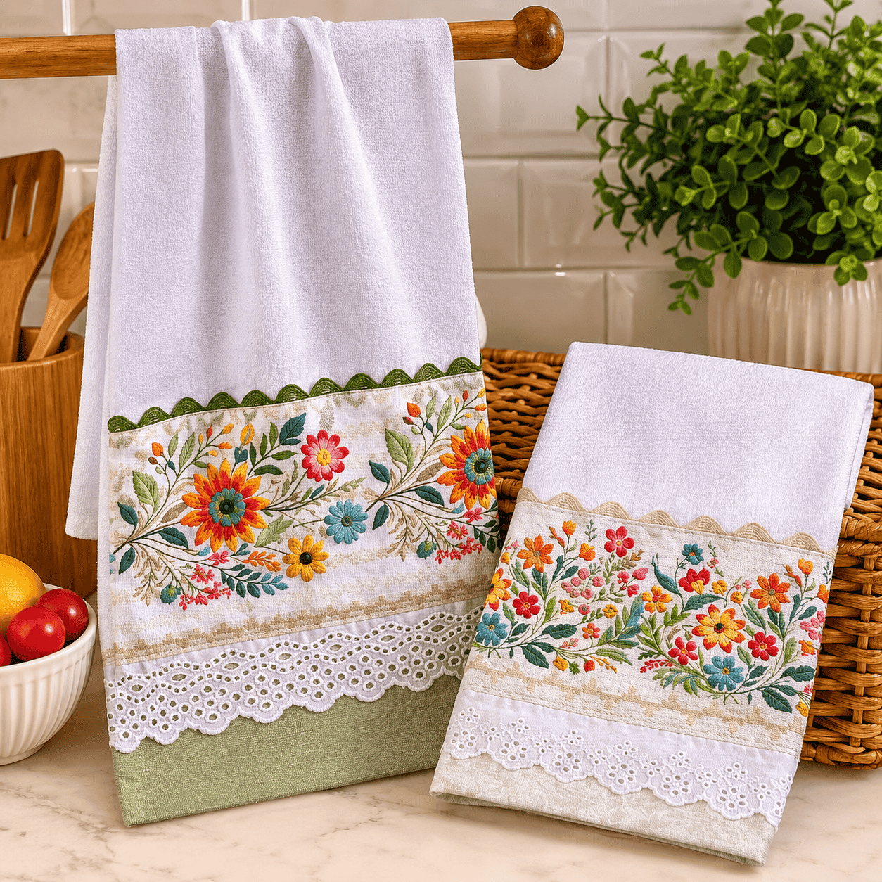 Pano de Copa Floral Collection