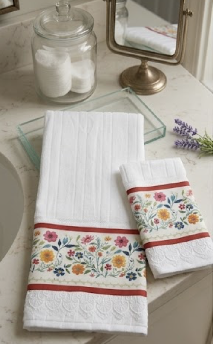 Kit Toalhas Floral Collection