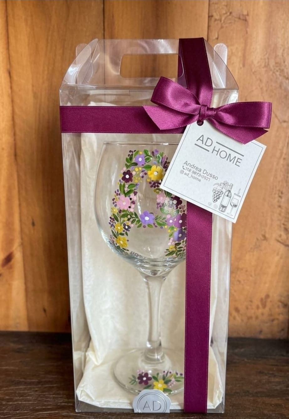 Taça Gin/Vidro, personalizada ,pintada a mão