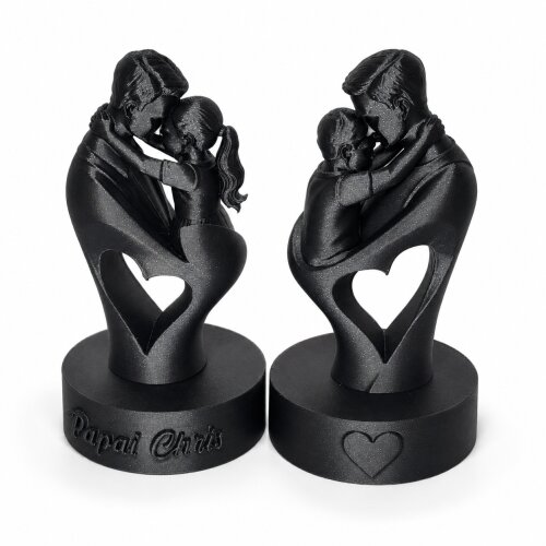 Escultura 3D Pai e Filho